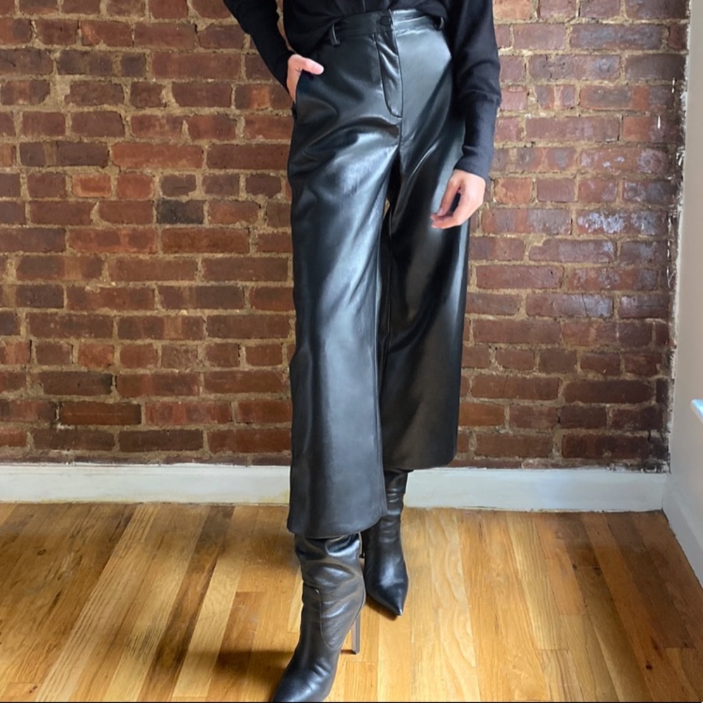 Leather Coney Pants